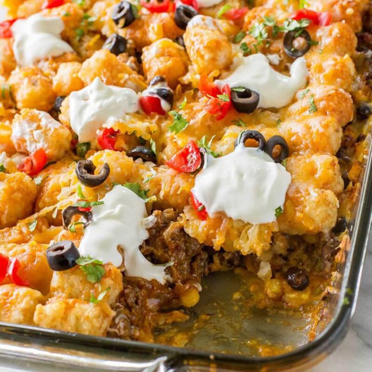 Taco Tater Casserole