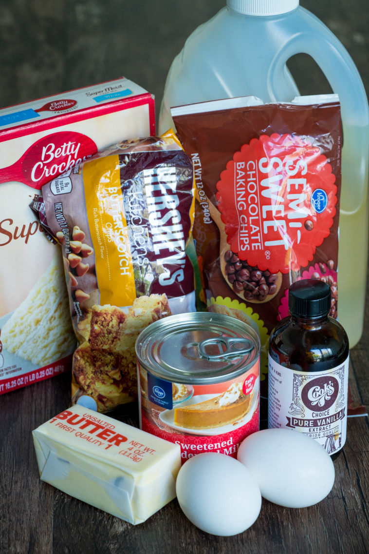 Gooey Cake Mix Cookie Bars