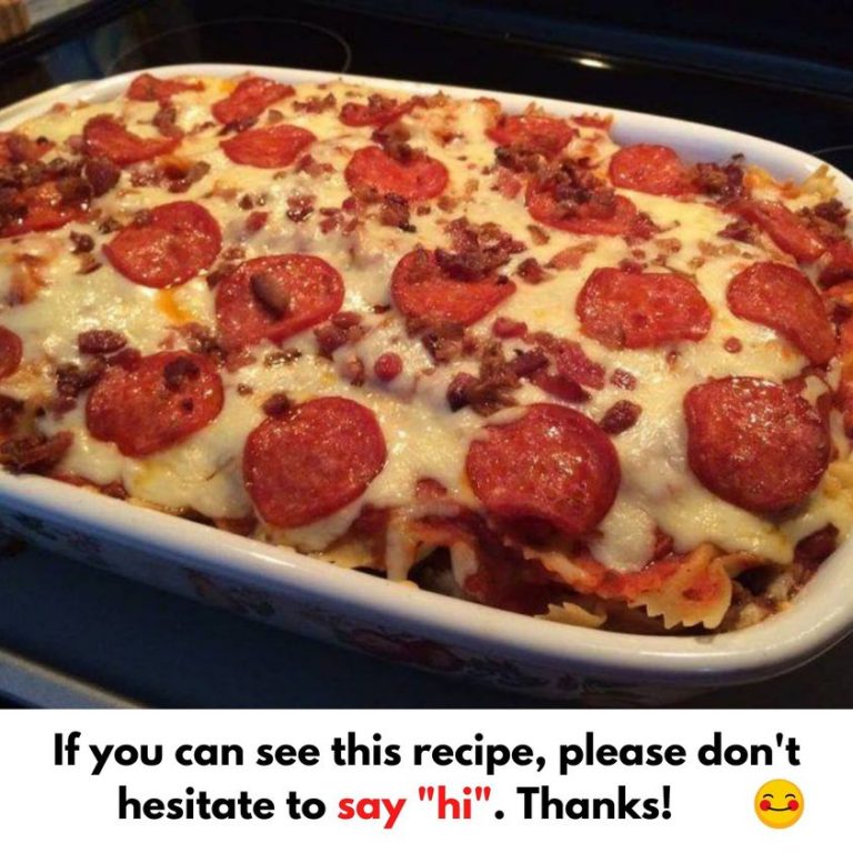 The Best Pizza Casserole Ever!