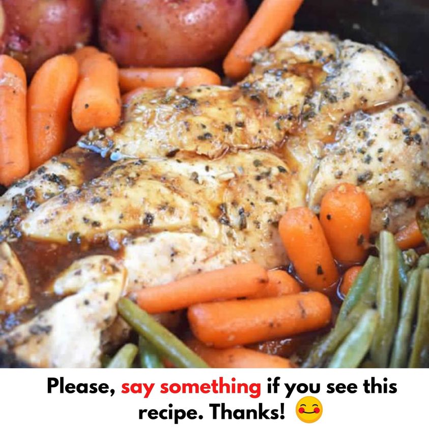 SLOW COOKER HONEY GARLIC CHICKEN AND VEGETABLES - Get Tasty Recipes