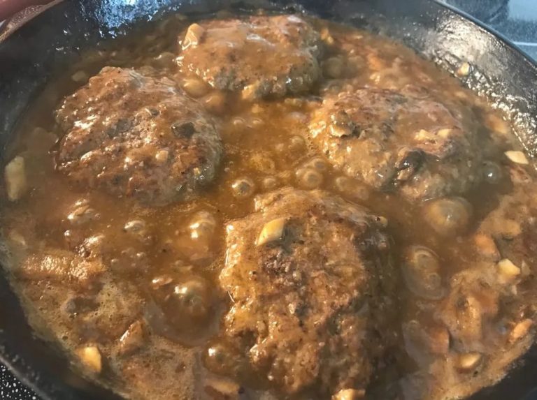 HOMEMADE SALISBURY STEAK