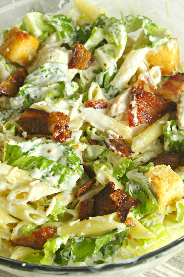 Chicken Caesar Pasta Salad