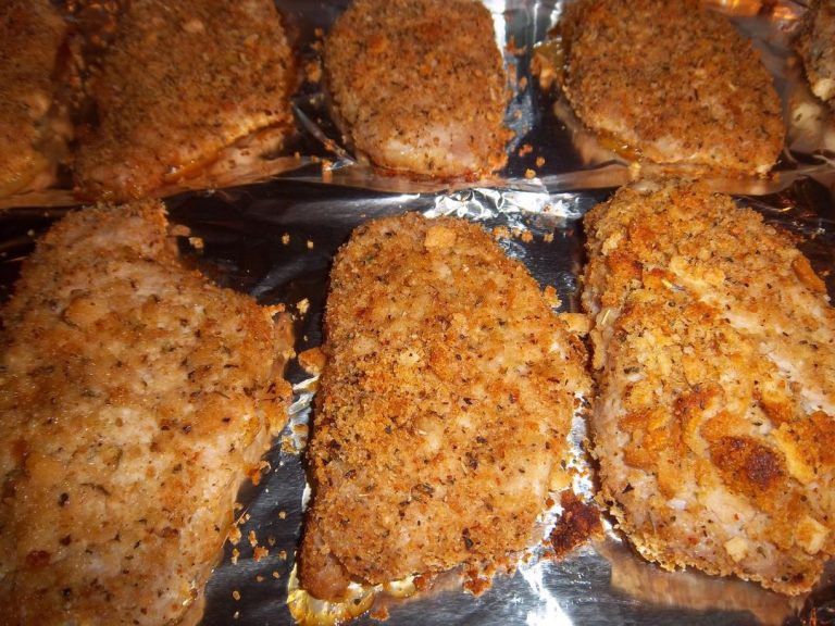 Easy Peasy Parmesan Baked Pork Chops