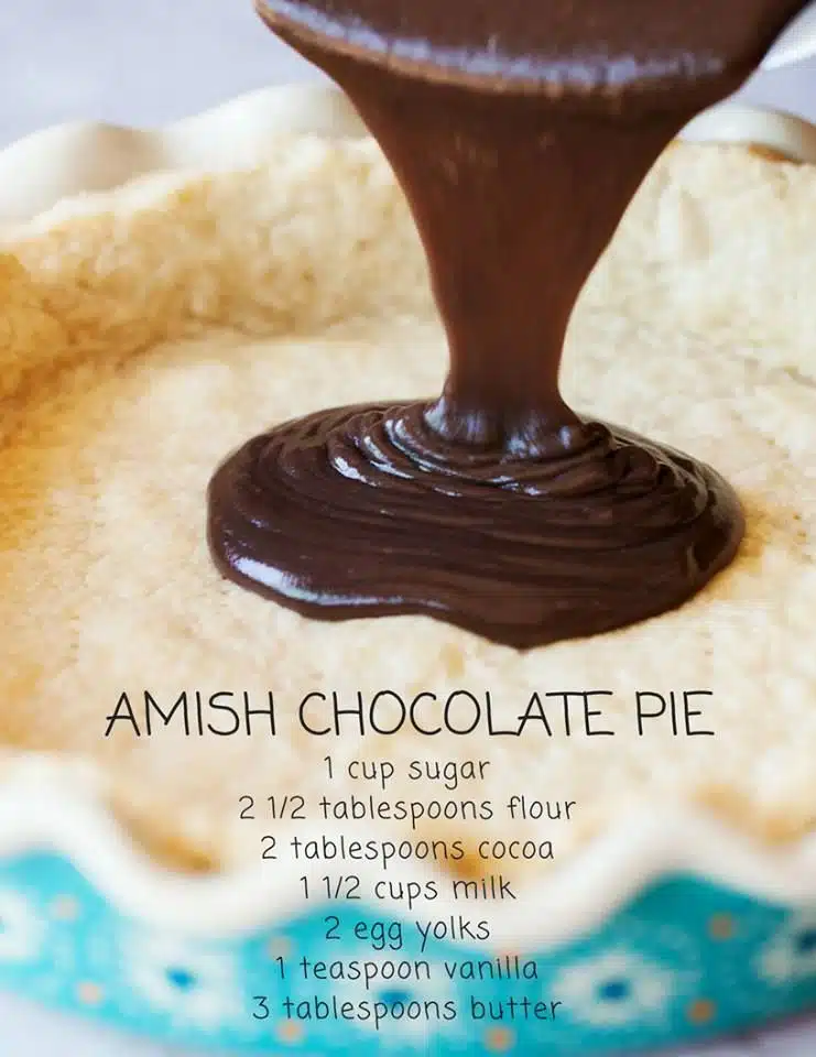 YODER’S AMISH CHOCOLATE PIE
