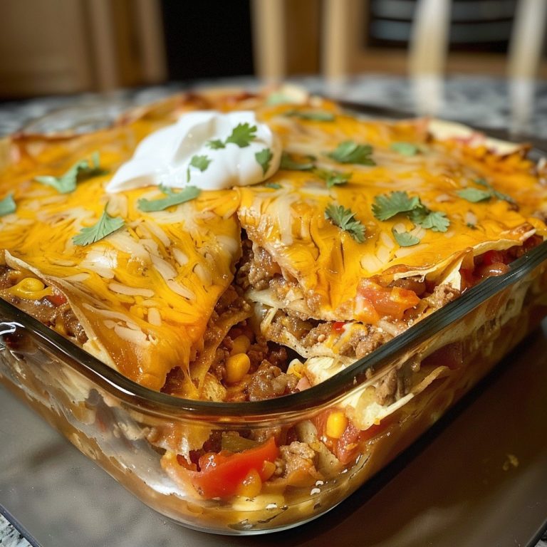 Creamed Chicken and Biscuits Casserole