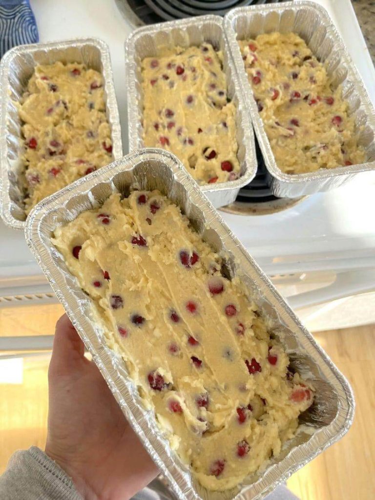 Cream Cheese Cranberry Loaf