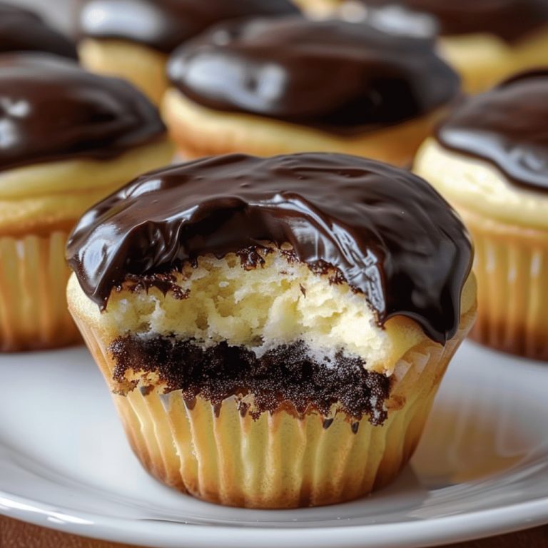 Boston Cream Cupcakes