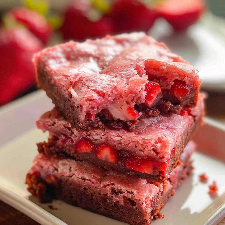 Strawberry Brownies
