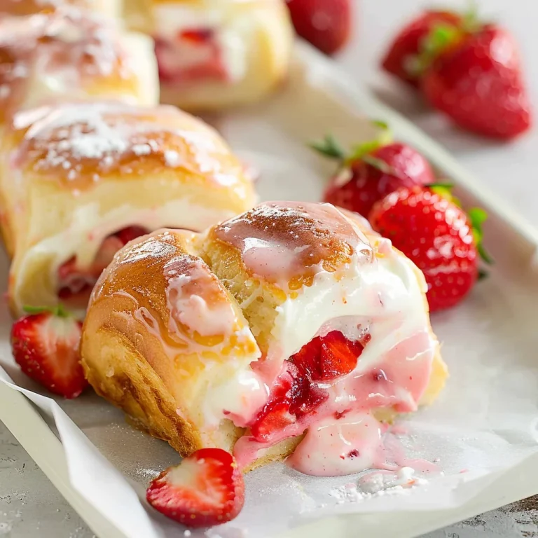 Strawberry Cream Cheese Rolls
