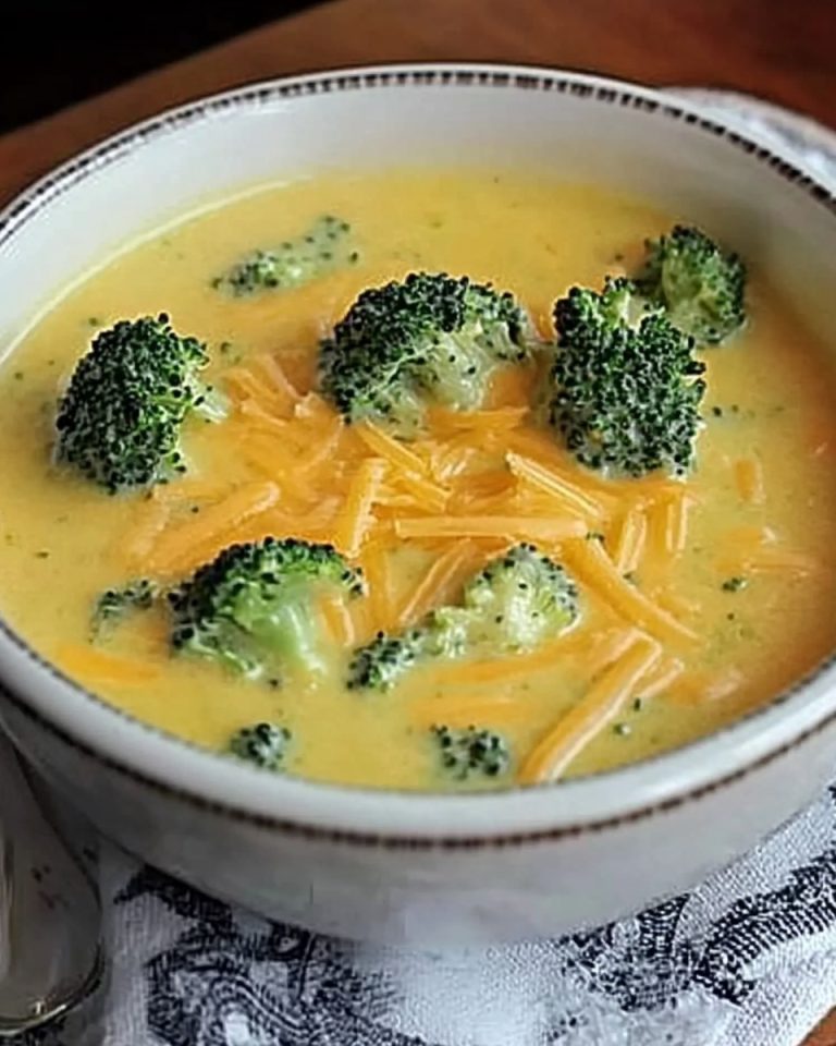 Broccoli cheddar soup recipe