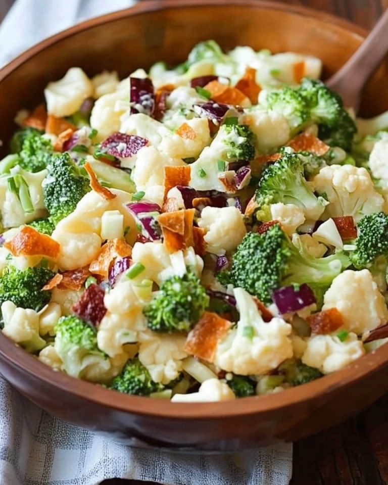 Cauliflower & Broccoli Salad