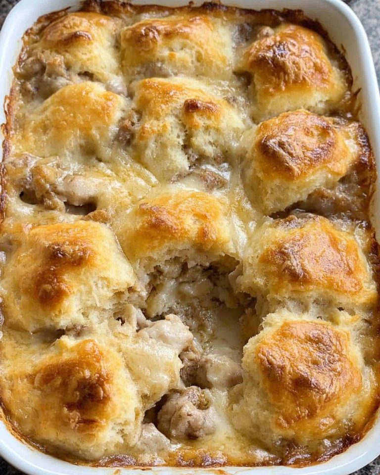 Chicken Bubble Biscuit Bake Casserole