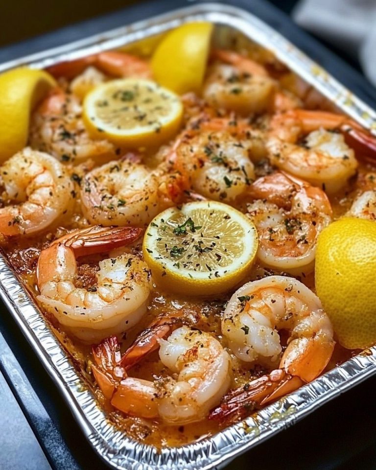 Lemon Butter Baked Shrimp