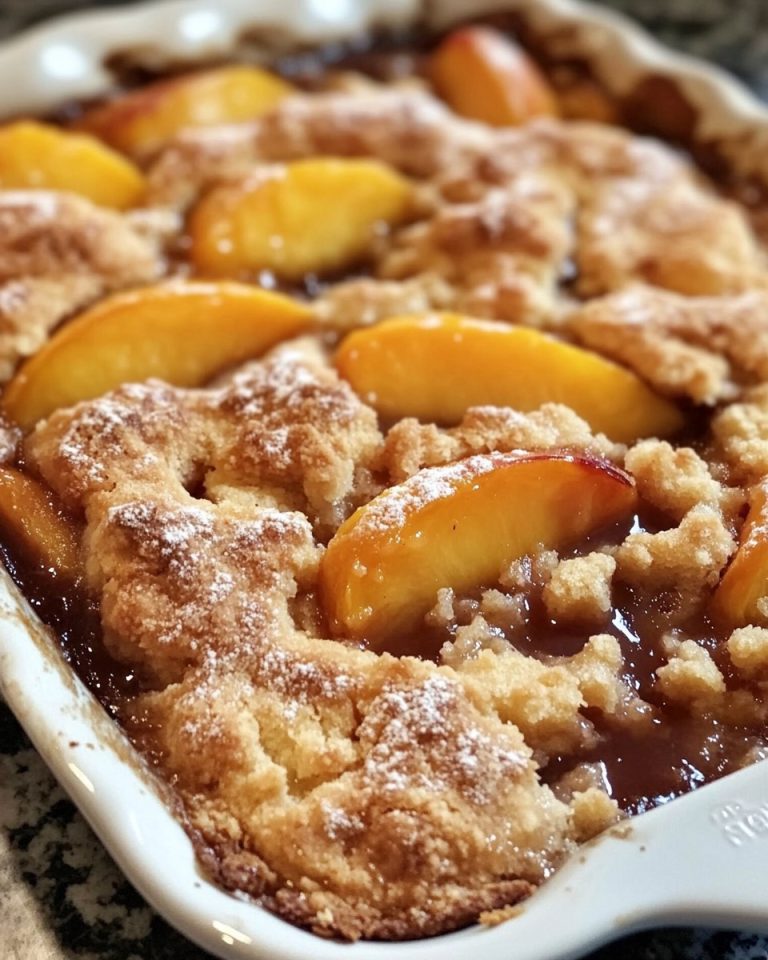 Old Time Oven Peach Cobbler