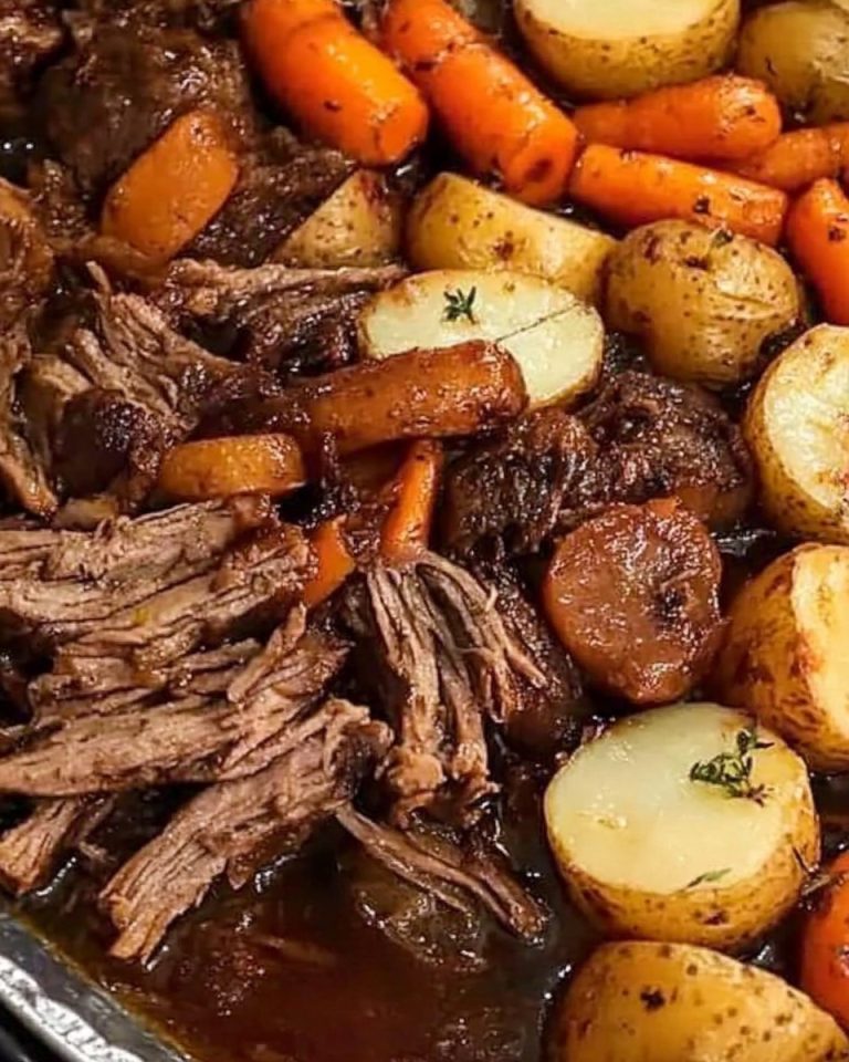 Roast Potatoes Carrots and Onions