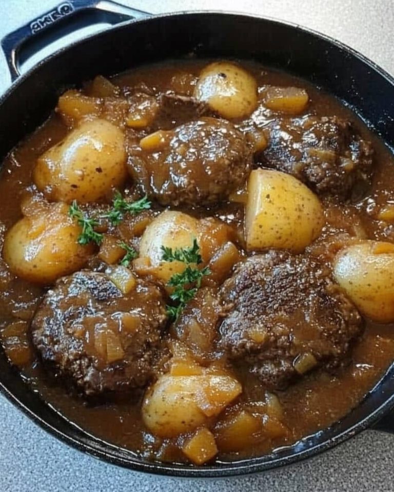 Salisbury Steak And Potato Skillet Recipe