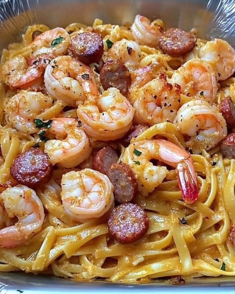 Cajun Shrimp and Sausage Pasta