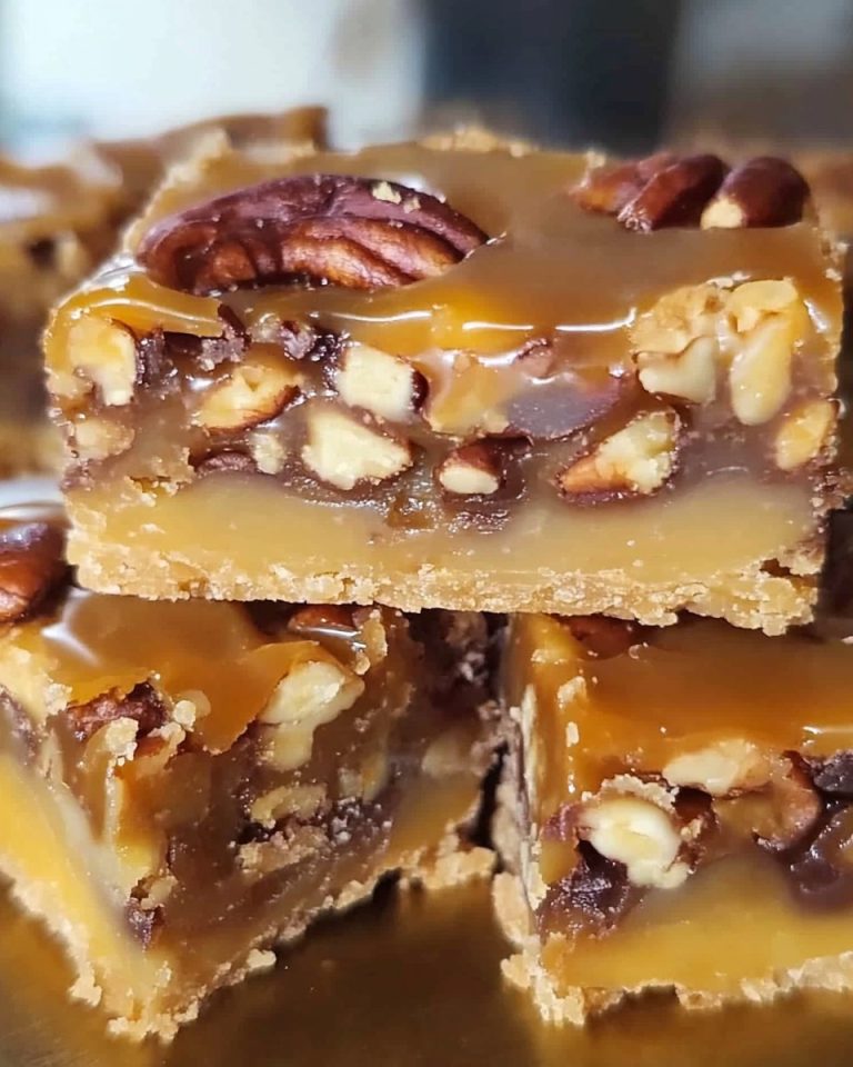 Caramel Pecan Dream Bars