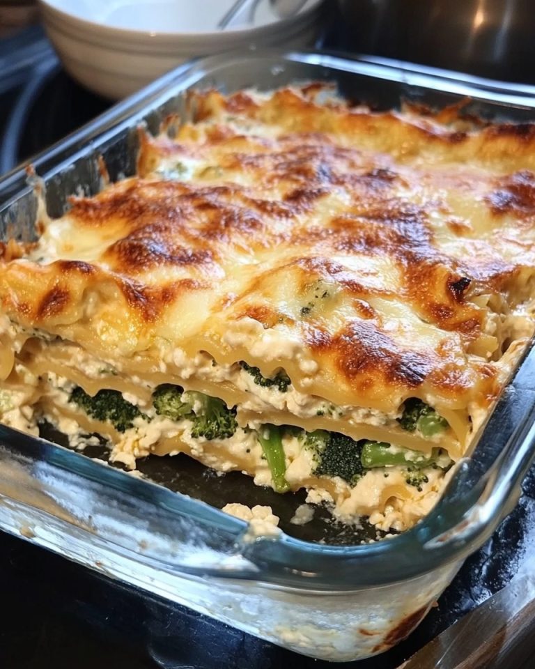 Chicken and Broccoli Lasagna Recipe