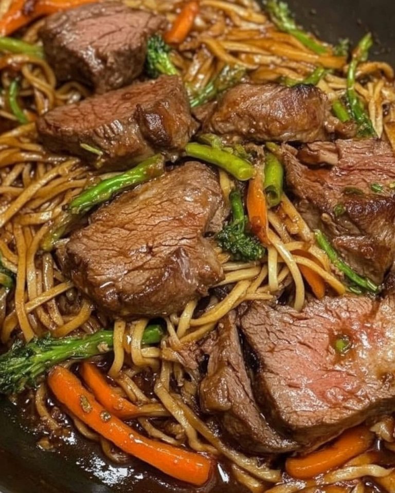 Homemade Beef Lo Mein