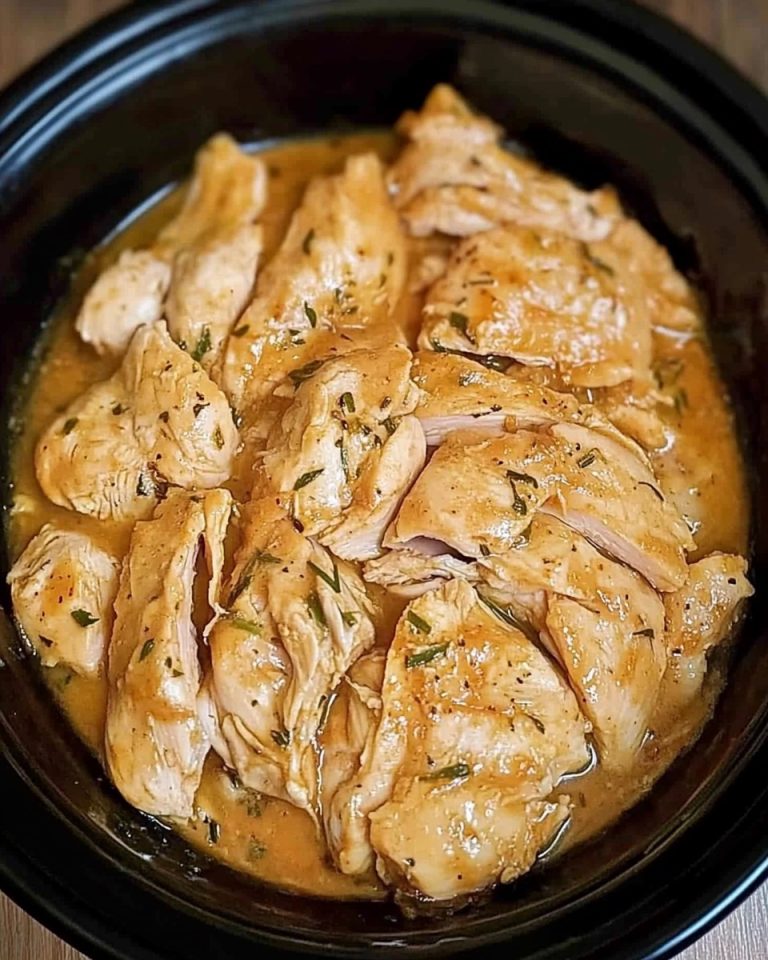 SLOW COOKER CHICKEN BREASTS WITH GRAVY IS THE ULTIMATE COMFORT FOOD