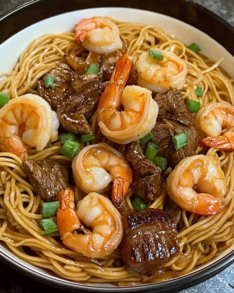 Shrimp & Teriyaki Steak Noodles