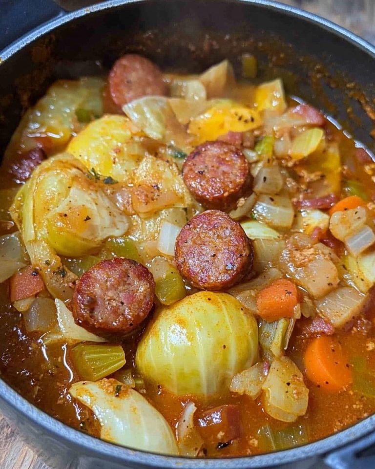 cabbage soup with smoked sausage