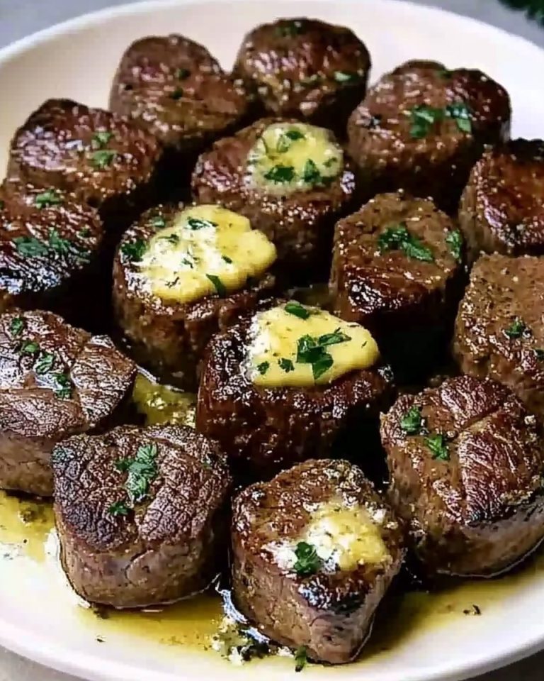 STEAK BITES WITH GARLIC BUTTER