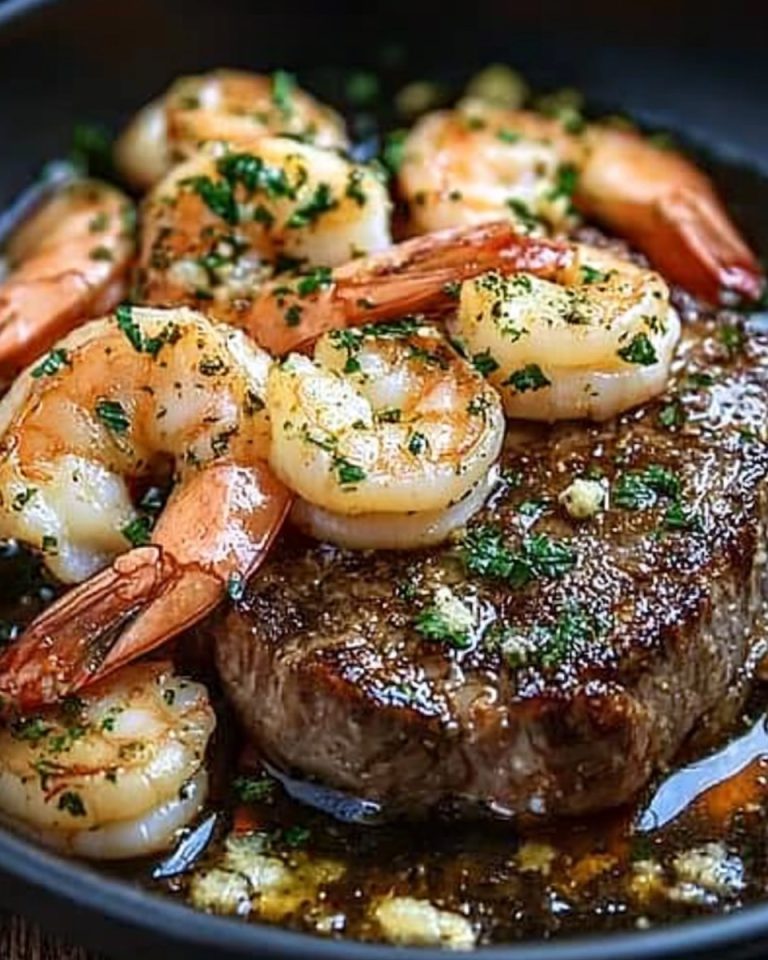 Steak and Shrimp Scampi Recipe