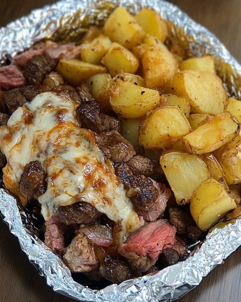 Steak & Potato Foil Wraps!