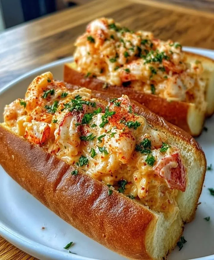 Creamy Cajun Lobster Rolls