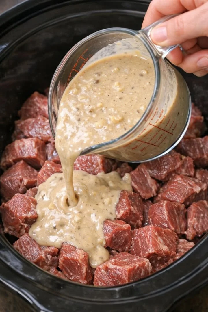 Creamy Slow Cooker Beef