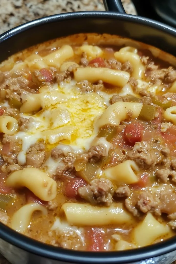 Green Chile Soup with Cheese