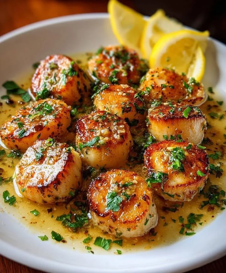 Pan-Seared Scallops with Lemon Garlic Butter