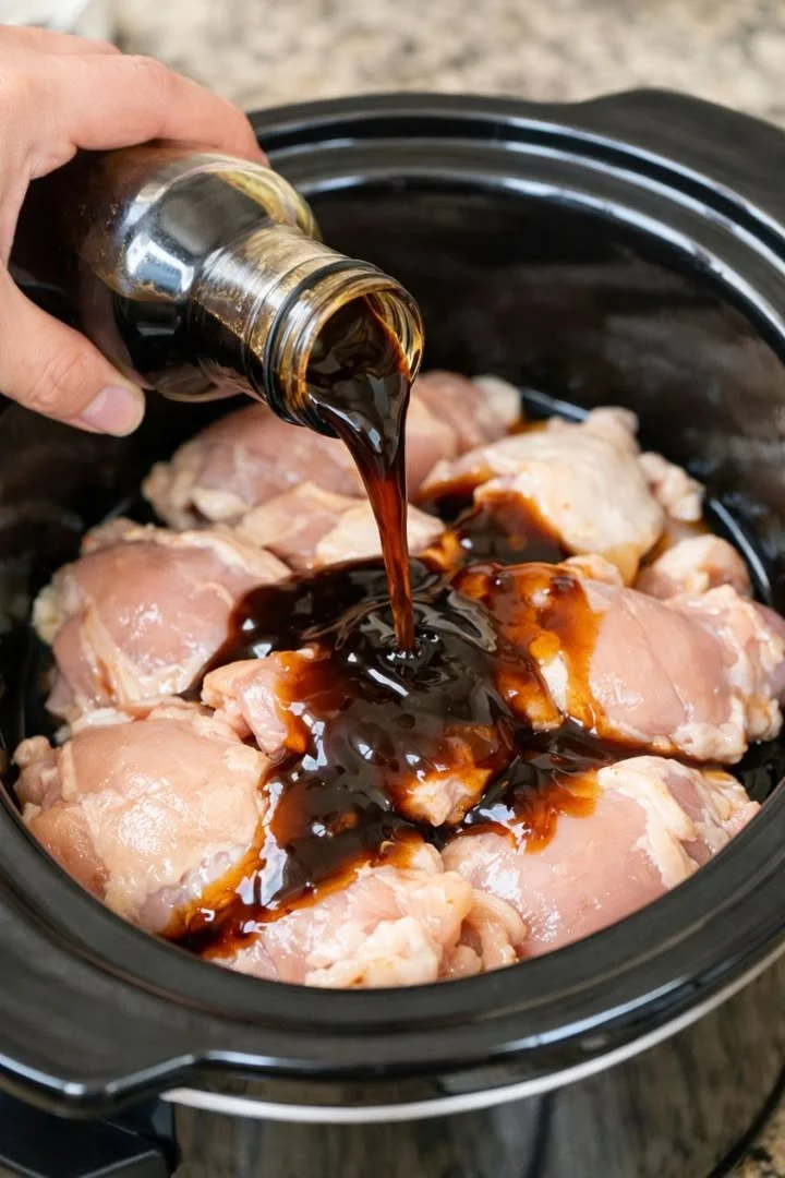 Slow Cooker Teriyaki Chicken Thighs