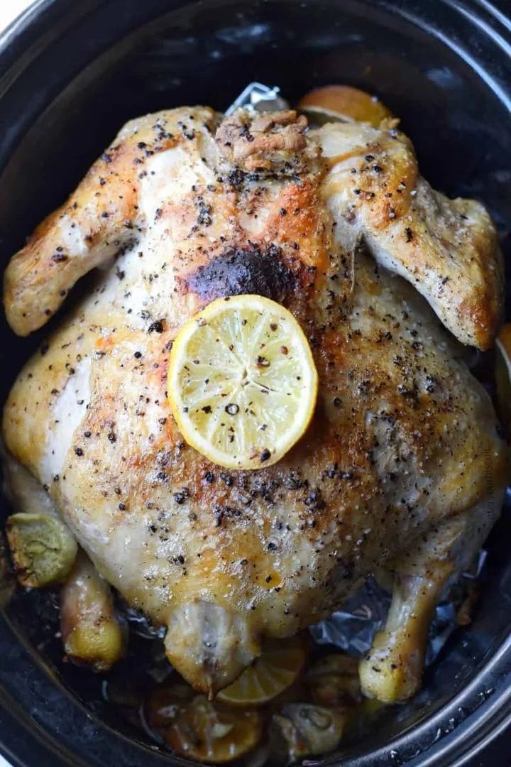Slow Cooker Whole Chicken